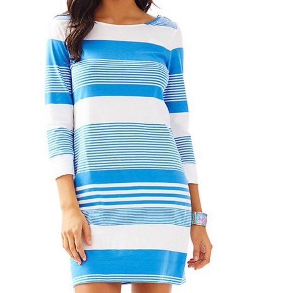 Lilly Pulitzer Dresses & Skirts - Lilly Pulitzer Blue Coconut Marlowe Striped Dress